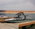 Boats at the floating antelope point marina in arizona