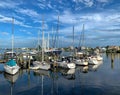 Boats in Fort Myers Beach Royalty Free Stock Photo