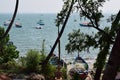 Boats docked in Goa, India