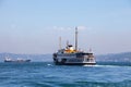 Boats on the Golden Horn, Istanbul Royalty Free Stock Photo