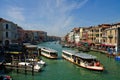 Boats on Grand Canal Royalty Free Stock Photo