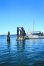 Boats at Guest Moorage Dock Royalty Free Stock Photo