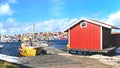 Boats in the harbor.