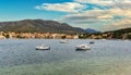 Boats in harbor of Cavtat. Croatia Royalty Free Stock Photo
