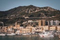 Boats in the harbor of Salerno, Campania, Italy