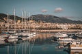 Boats in the harbor of Salerno, Campania, Italy