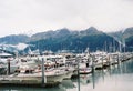 Boats in Harbor in Seward Alaska