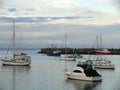 Boats in the harbor at Ulladulla on the south coast of New South Wales