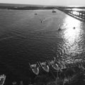 Boats at Harborwalk marina, Destin, Florida Royalty Free Stock Photo