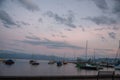 Boats in harbour