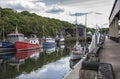 Boats in harbour at Eyemouth, Scotand