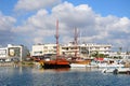 Boats in the harbour, Hersonissos.