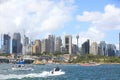 Boats on the harbour near Walsh Bay, Sydney Royalty Free Stock Photo