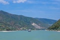 Boats, hills, wineries in the Wachau Valley