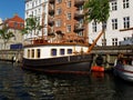 Boats and homes in Copenhagen