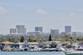 Boats and homes in Newport Beach