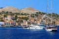 Boats and houses of Simi island