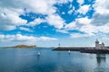 Boats in Howth Harbor