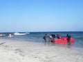 Boats at the Indian Ocean Mombasa Royalty Free Stock Photo