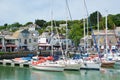 Boats in the inner harbour at Padstow, Cornwall