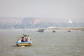 Boats on the Irrawaddy River