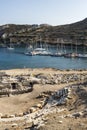 Boats in Knidos, Mugla, Turkey