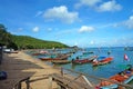 Boats in Koh Tao Island Royalty Free Stock Photo