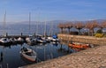 Boats on Lake Como, Italy. Royalty Free Stock Photo