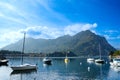 Boats at Lake Como Royalty Free Stock Photo