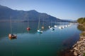 Boats on Lake Como