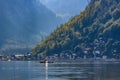 Boats on lake hallstÃÂ¤tter see