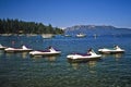 Boats, Lake Tahoe California Royalty Free Stock Photo
