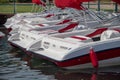 Boats in the Lake Tahoe Marina Royalty Free Stock Photo