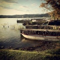 Boats on the lake