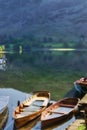 Boats on Lake Ullswater Royalty Free Stock Photo