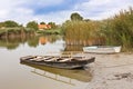 Boats at the lakeside Royalty Free Stock Photo