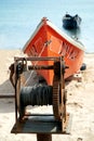 Boats laying on the shore