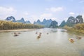 Li River or Li Jiang, China Royalty Free Stock Photo