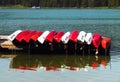 Boats Maligne Lake Jasper