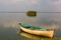 Boats on Manyas Lake Royalty Free Stock Photo