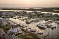 Boats at marina. Royalty Free Stock Photo