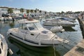 Boats in marina on Menorca island, Baleares