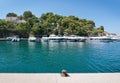 Boats in the marina in Santa Ponsa Nautic Club