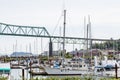 Boats in Marina Under Astoria Bridge