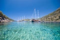 Boats on the Mediterranean Sea Royalty Free Stock Photo