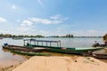 Boats on Mekhong Don Det Royalty Free Stock Photo