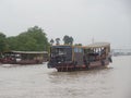 Boats on the Mekong Delta