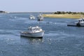 Boats on their Moorings in Chatham Harbor