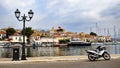 Boats Moored in Galaxidi Inner Harbour, Greece