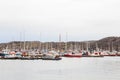 Boats Moored in the Harbour of Bodo, Norway Royalty Free Stock Photo